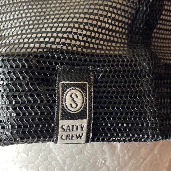 Salty Crew Find Refuge In The Sea Seagull Fish Mesh SnapBack Hat Cap Refuge EUC - Picture 7 of 13
